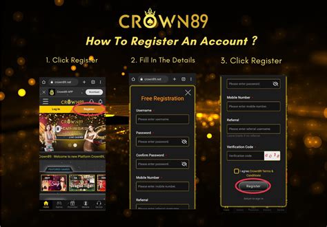 crown89 net account  Upang maging miyembro ng crown89 net kailangan mo lang magrehistro para sa isang account na may simple at mabilis na proseso